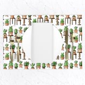 Terracotta Tooth Succulent and cacti Dental Design green orange rdh 