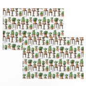 Terracotta Tooth Succulent and cacti Dental Design green orange rdh 