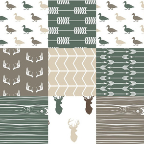 Hunting Fishing Fabric, Wallpaper and Home Decor