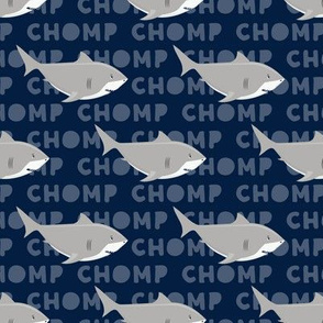 Sharks CHOMP - navy