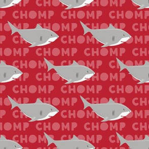 Sharks CHOMP - red 