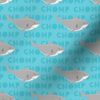 Sharks CHOMP - blue