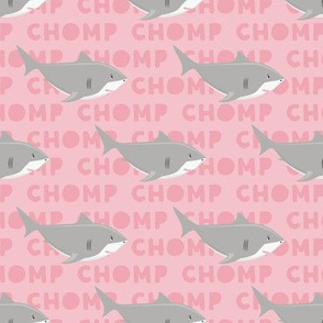 Sharks CHOMP - pink