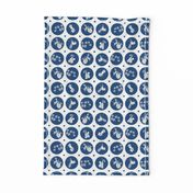 snowberry blue and white | small