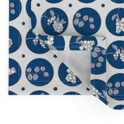 snowberry blue and white | small