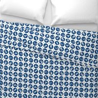 snowberry blue and white | small