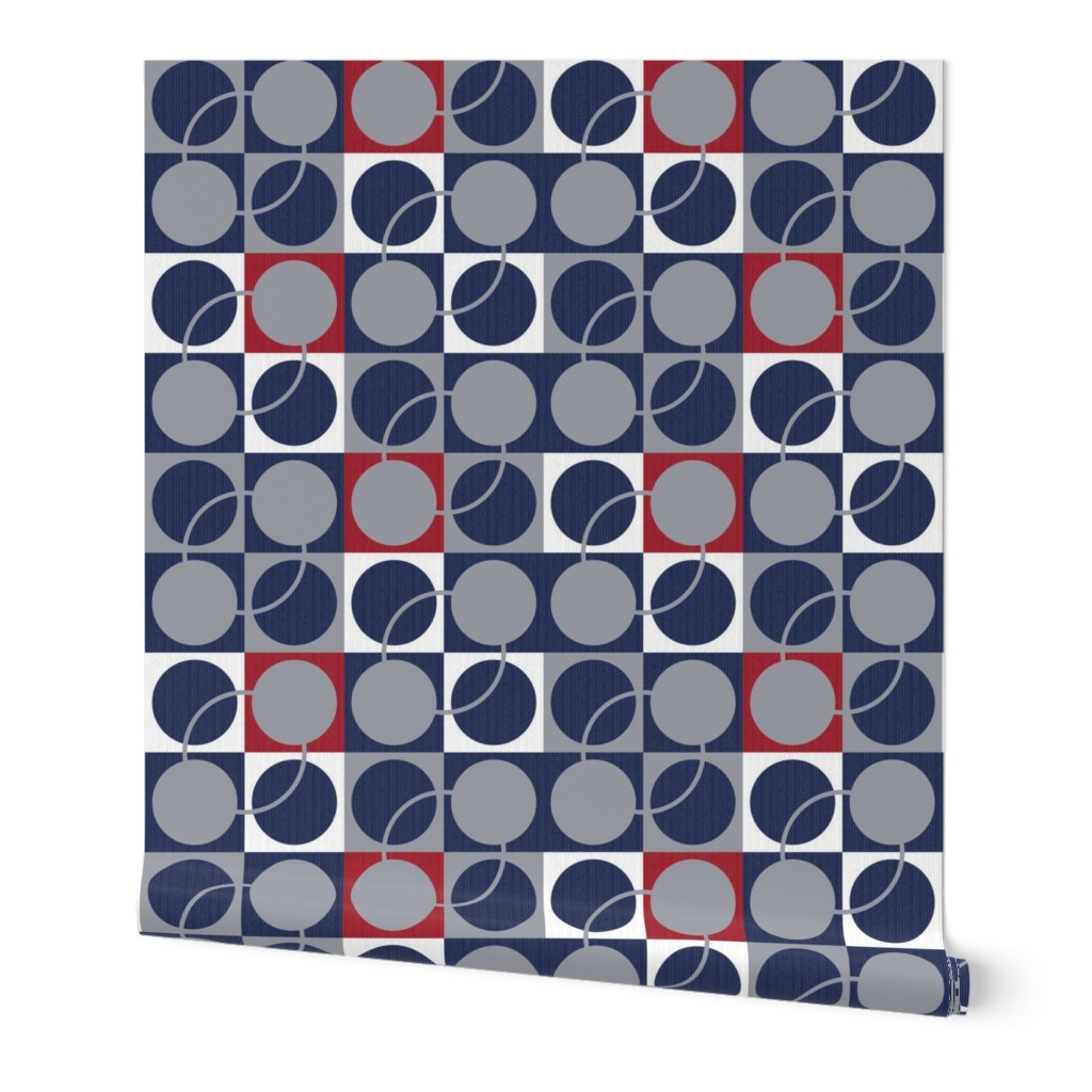 Blue and gray circles – small scale