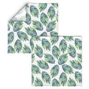 Tropical green branches