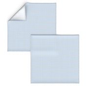 foggy morning pale blue gingham, 1/4" squares 