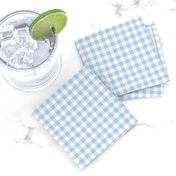 foggy morning pale blue gingham, 1/4" squares 