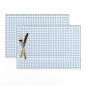 foggy morning pale blue gingham, 1/4" squares 