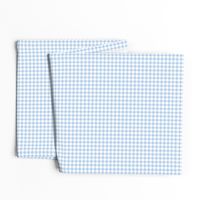 foggy morning pale blue gingham, 1/4" squares 