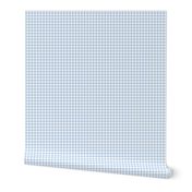 foggy morning pale blue gingham, 1/4" squares 