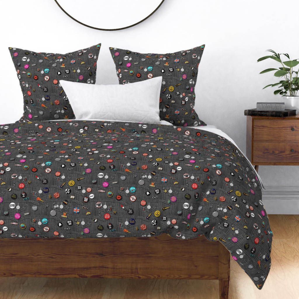 black denim duvet cover