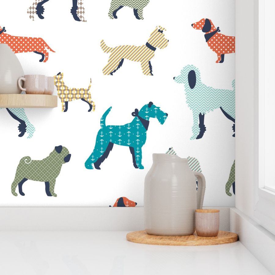 Patterned dogs