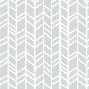 Crazy Herringbone - Light grey