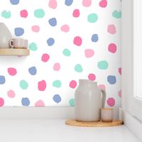 dots party confetti cute pastel nursery happy circus dots