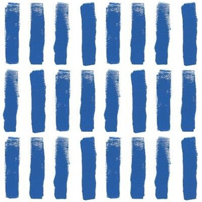 Broad Brush Strokes in Blue