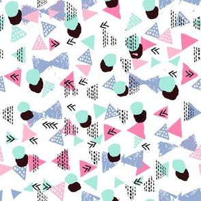 abstract party girls nursery happy confetti painted dots