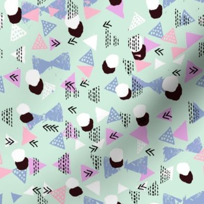 abstract party girls nursery happy confetti painted dots
