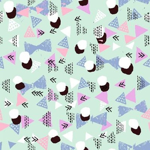 abstract party girls nursery happy confetti painted dots