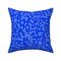 17-13W Blue and white painterly abstract floral botanical_ Miss Chiff Designs