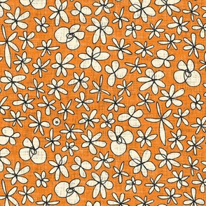 garland flowers orange