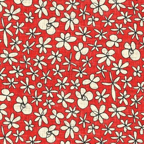 garland flowers red