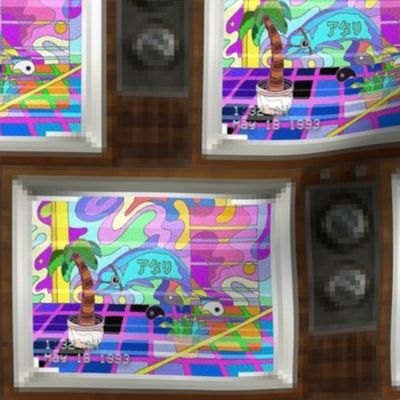 Vaporwave Dolphin TV