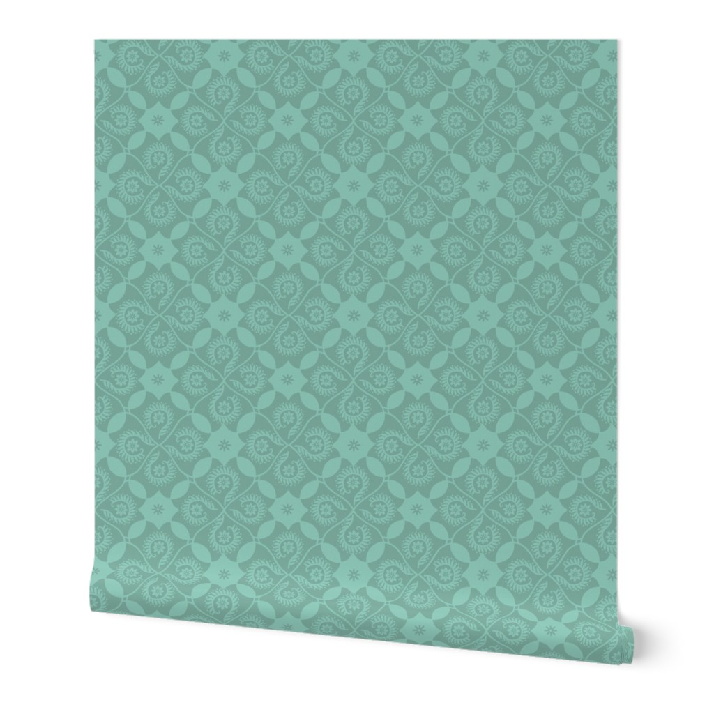 Ocean Breeze Damask