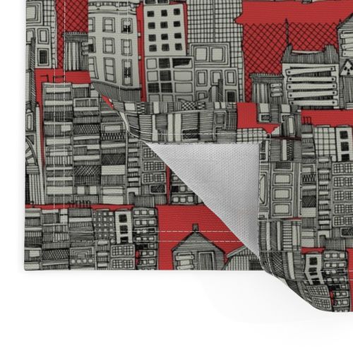 dystopian toile red