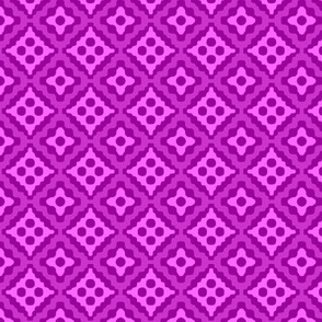 small tribal diamonds - fuchsia