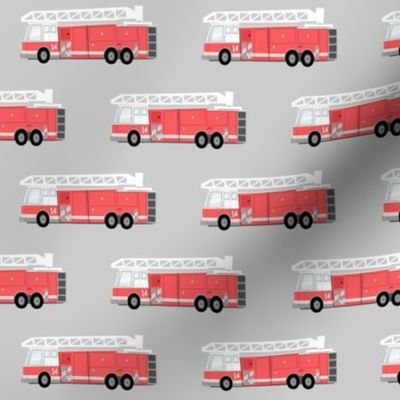 fire truck on light grey