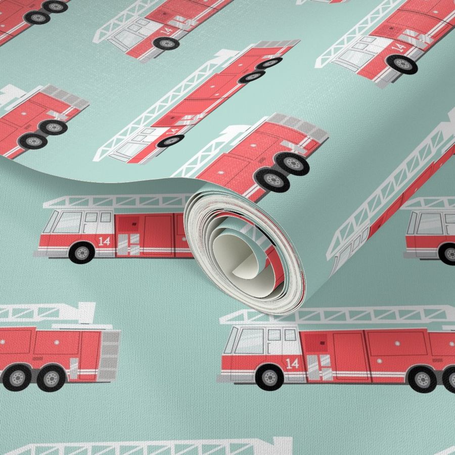 fire truck fabric