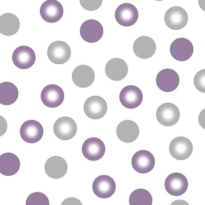 purple polka dots