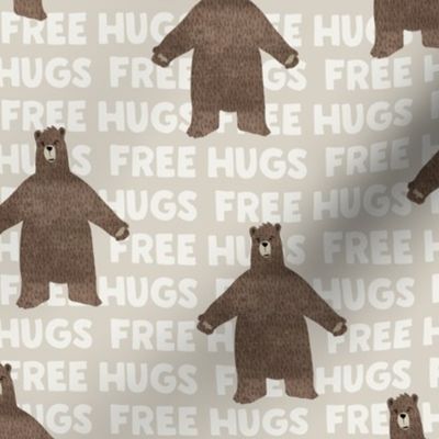 free hugs bear - beige