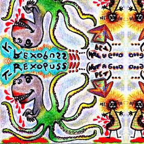 T-Rexopus T-rex dinosaur octopus