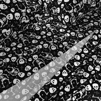 Cool skulls halloween skeleton and mexican dia de muerte kids print black and white