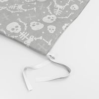 Cool skulls halloween skeleton and mexican dia de muerte kids print black and white