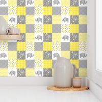 yellow elephant quilt