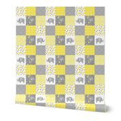 yellow elephant quilt