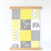 yellow elephant quilt