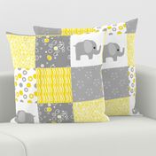 yellow elephant quilt