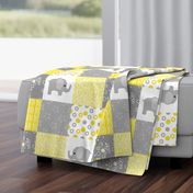 yellow elephant quilt