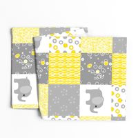 yellow elephant quilt