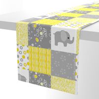 yellow elephant quilt