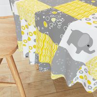 yellow elephant quilt