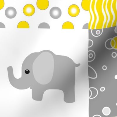 yellow elephant quilt