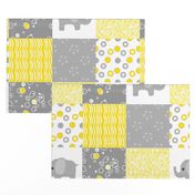 yellow elephant quilt