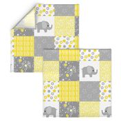 yellow elephant quilt